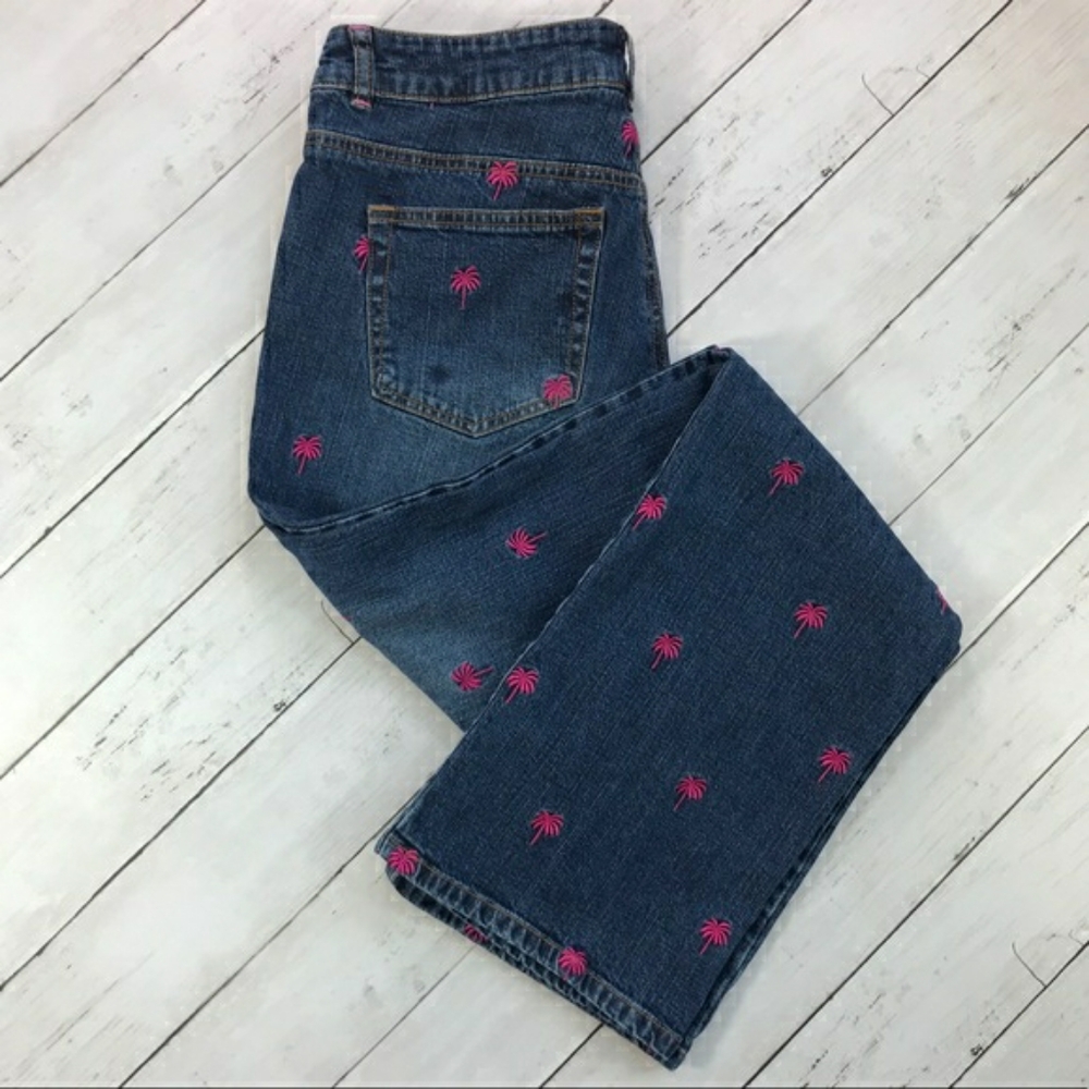 Lilly Pulitzer palm tree mainline jean nwt size 4